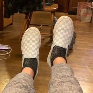 vans slip ons, size 5.5 women’s!!